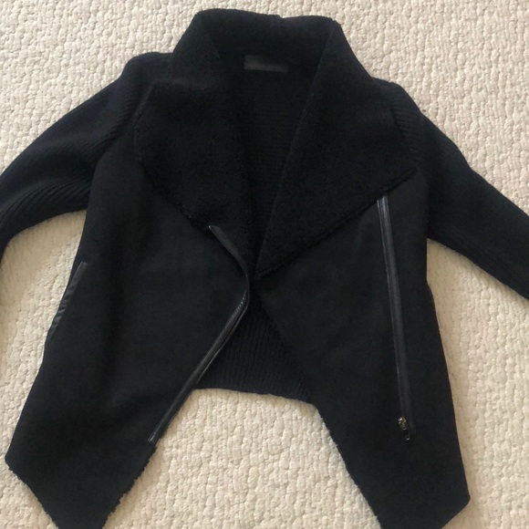 Blank NYC suede moto knit. Medium - Picture 2 of 8